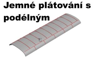 Jemné plátování s podélným