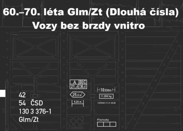 Nákladní vůz Zt  v provedení ČSD 60-70 léta - Obrázek 4