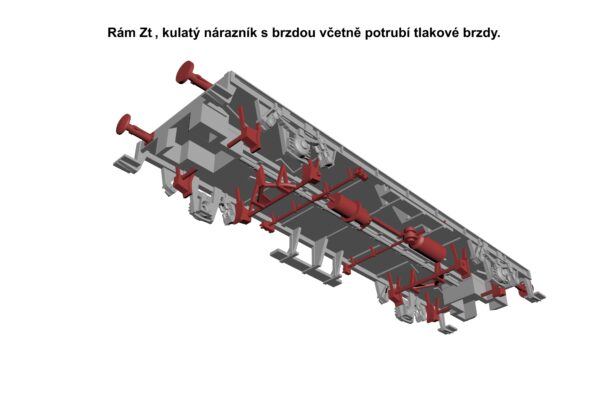 Nákladní vůz Zt  v provedení ČSD 50-60 léta - Obrázek 3