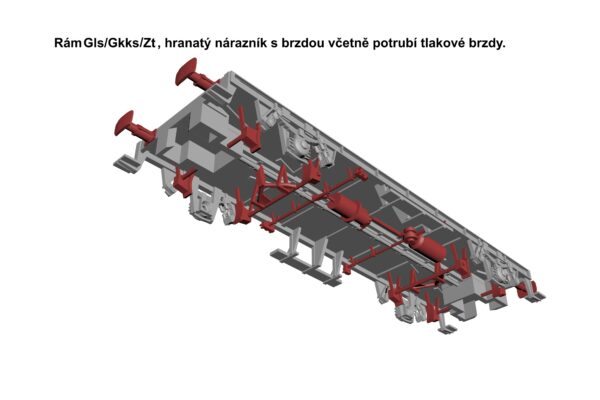 Nákladní vůz Zt v provedení ČSD 70-80 léta - Obrázek 3